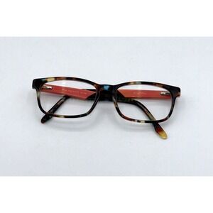 Phoebe Eyeglasses Frame‎ P268 Women Tortoise Coral Full Rim 52-16-135 FRAME ONLY
